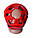 Боксерський шолом тренувальний PowerPlay 3043 Червоний S, фото 5