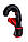 Снарядні рукавички PowerPlay 3025 Чорно-Червоні S, фото 2