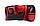 Снарядні рукавички PowerPlay 3025 Чорно-Червоні S, фото 3