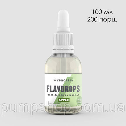 Підсолоджувач нуль калорій MyProtein FlavDrops 100 мл (200 порц.) тоффі, фото 2