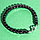 Комплект браслет і намисто з гематиту (крововик), 6*6 мм, 090КМГ, фото 3
