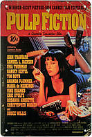 Металлическая табличка / постер "Криминальное Чтиво / Pulp Fiction (Cover)" 20x30см (ms-001633)