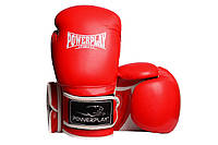 Боксерские перчатки 12oz PowerPlay 3019 красные 12 унций