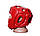 Боксерський шолом тренувальний PowerPlay 3043 Червоний M, фото 3