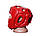 Боксерський шолом тренувальний PowerPlay 3043 Червоний L, фото 3
