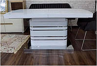 Стіл Colorado DT-82-3 білий глянець (Super White) 1600 (2200)х900х760 см, фото 7
