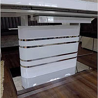 Стіл Colorado DT-82-3 білий глянець (Super White) 1600 (2200)х900х760 см, фото 4