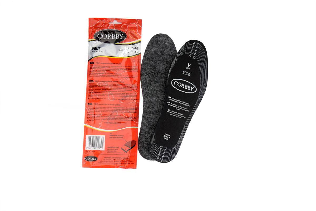 Устілки Corbby Felt осінньо-зимові з активованим вугіллям, фото 1