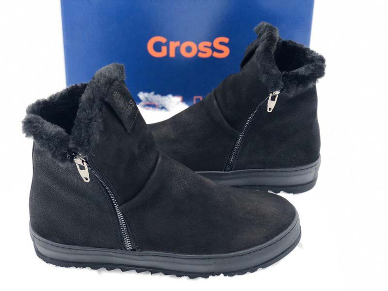 Мужские зимние ботинки на меху нубук 40, 41 и 45 размер GR0089 - фото 1 - id-p173561897