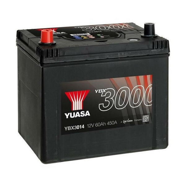 Автомобільний акумулятор Yuasa 60 Ah/12V SMF Battery Japan (1) (YBX3014)