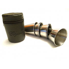 Набір чарок у чохлі 60 мл з нержавіючої сталі Empire М-3550