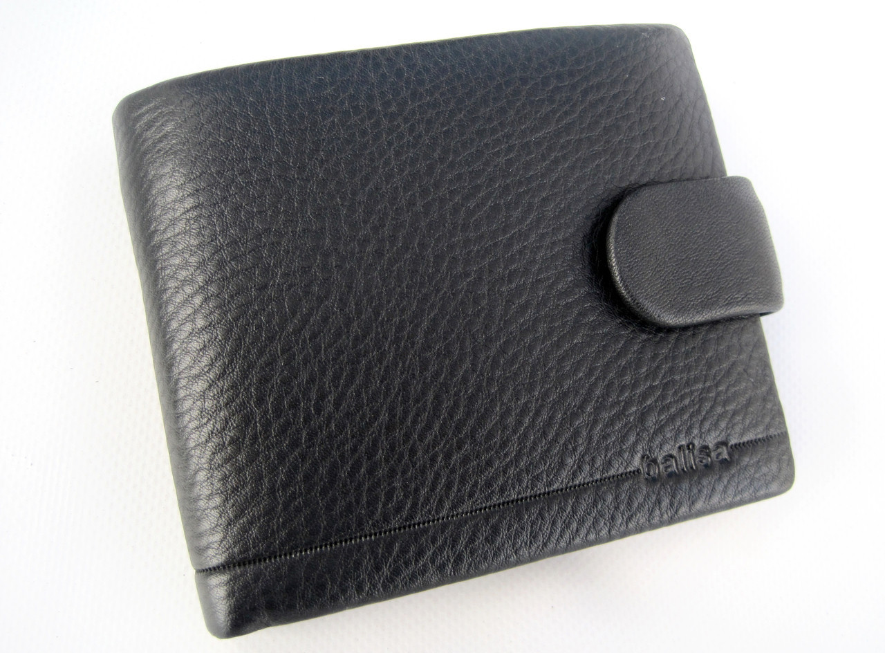 Чоловіче шкіряне портмоне Balisa PY-F005-86 black Гаманець balisa оптом, портмоне balisa оптом