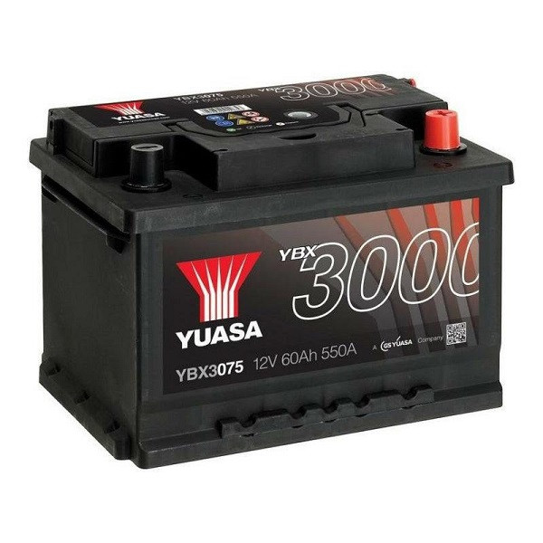 Автомобільний акумулятор Yuasa 60 Ah/12V SMF Battery (0) (YBX3075)