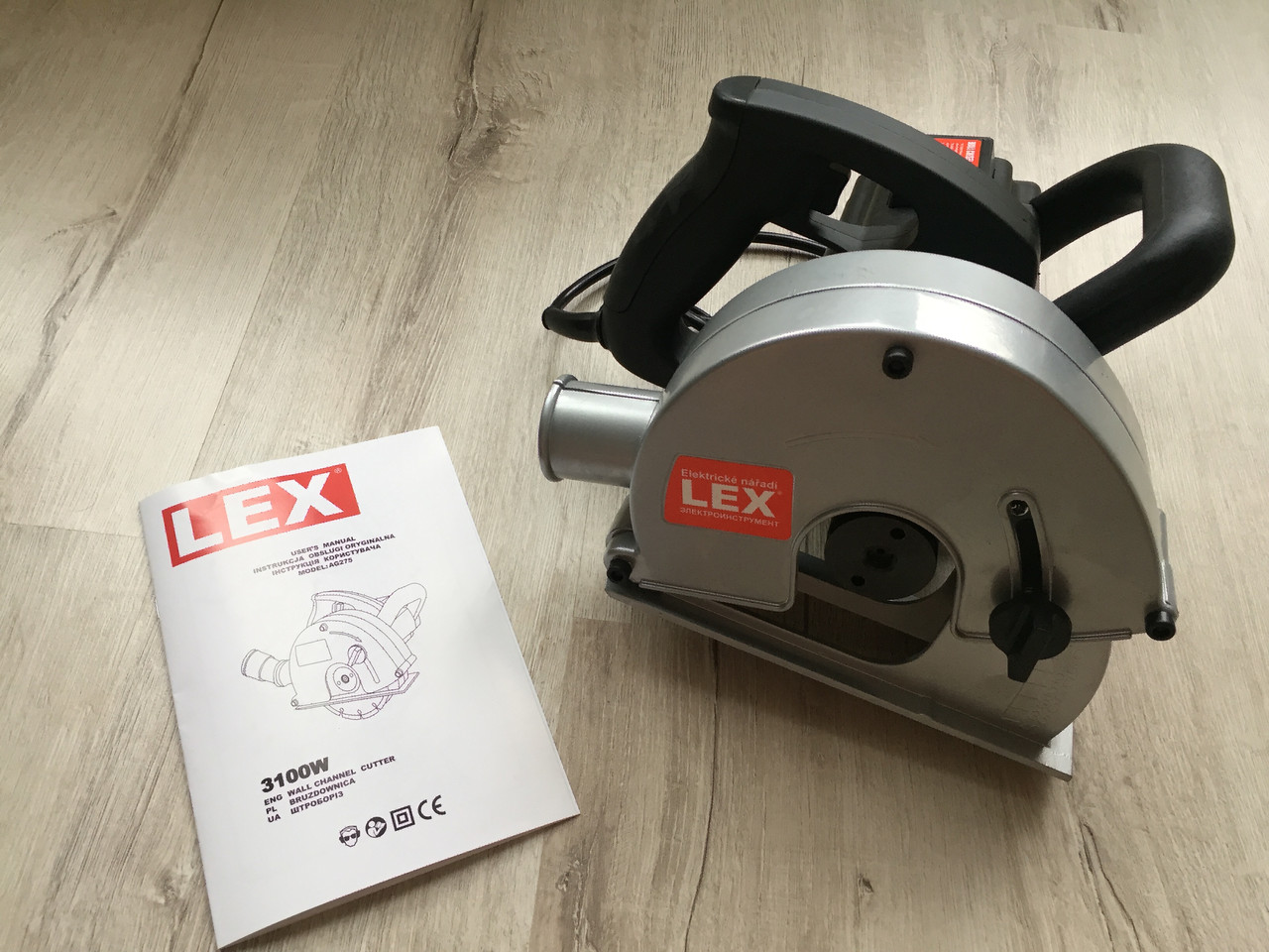 Штроборіз, борознороб LEX AG275: 3100 Вт