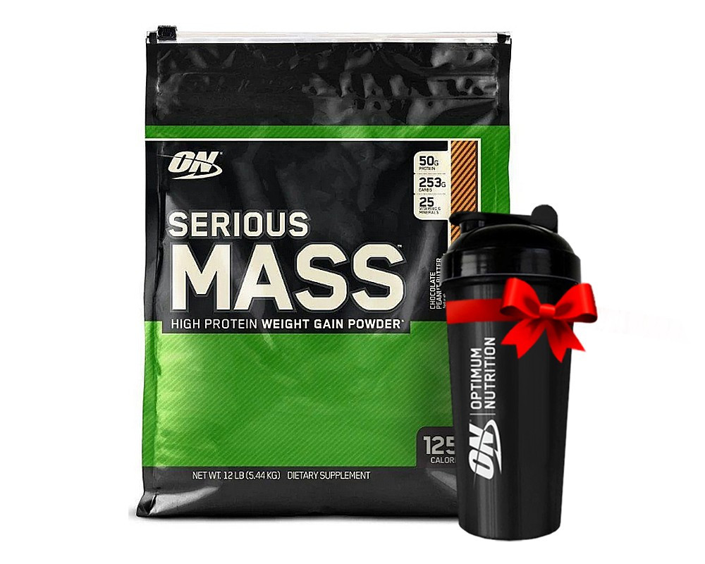 Гейнер USA ORIGINAL!!! Optimum Nutrition Serious Mass 5455 г банан