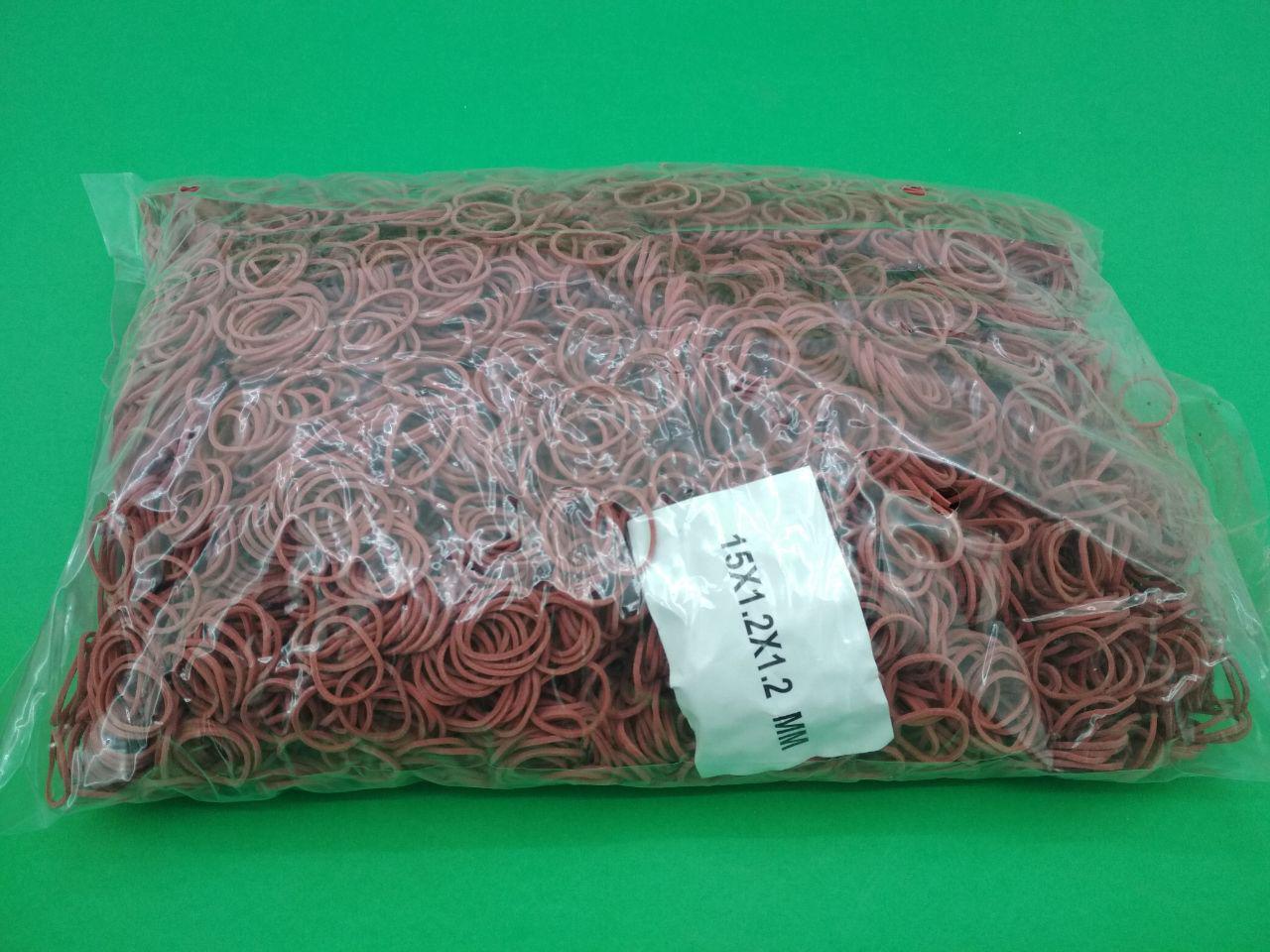 Гумка для грошей червона (15*1,2*1,2"Plast, 1 кг/пач, фото 1