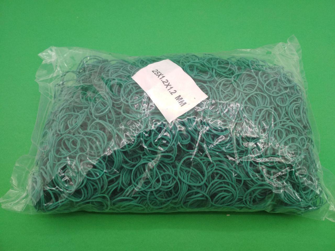 Гумка для паковання зелені (25*1,2*1,2"Plast", 1 кг/пач, фото 1