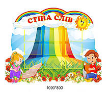 Стенд стена слов для НУШ