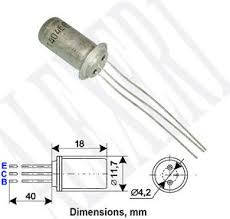 ГТ402Д транзистор германієвий  PNP (0.5А 25В) 0.6W