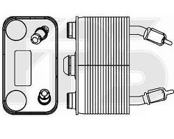 Радиатор масляный BMW X5 (NISSENS) 17207500754