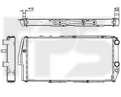Радиатор охлаждения двигателя AUDI  100 / 200 1982-1991