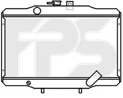 Радиатор охлаждения двигателя Hyundai H-1 / Starex (FPS) FP 32 A642-P