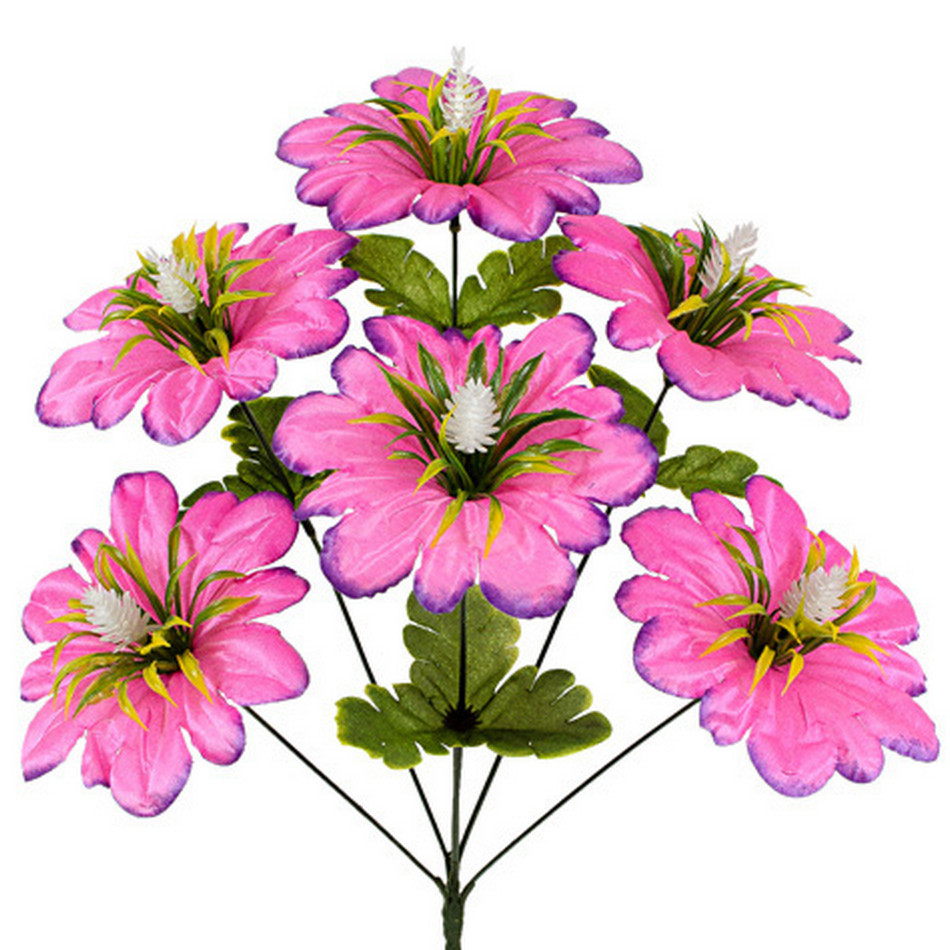 Букет мальва з шишкою, 46см(40 шт в уп), фото 1