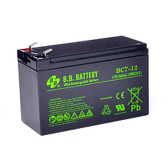 Акумуляторна батарея AGM 12 В 7 А/год, BC 7-12/T2 BB Battery