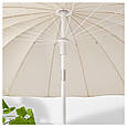 Садова парасолька з підставкою SAMSO IKEA 292.193.24, фото 4