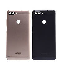 Задняя крышка Asus ZenFone Max Plus M1 ZB570TL черная Deepsea Black оригинал +стекло камеры