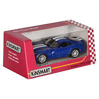 Залізна машинка КТ5363 інерційна SRT Viper GTS синя 1:36