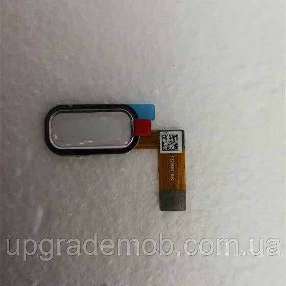 Шлейф Asus ZenFone 4 Max ZC554KL/4 Max Pro з сканером відбитка пальця білого кольору, фото 1