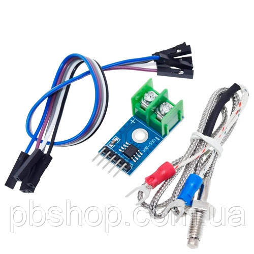 Модуль перетворювач термопари К-типу MAX6675 0-1024С для Arduino, фото 1