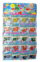 Гідрогель кольоровий кульки 20 шт на планшетці