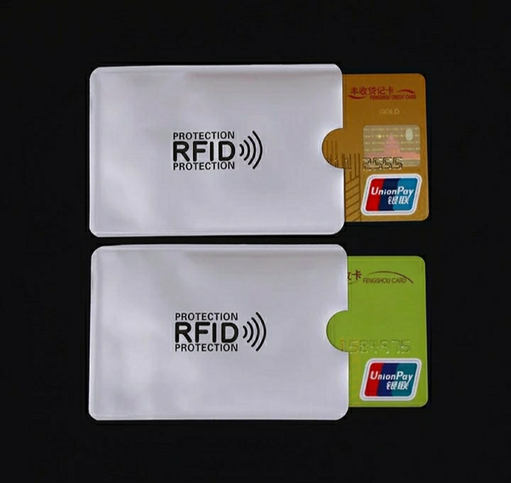 Чехол для защиты RFID банковских карт.(Продажа от 10шт.) - фото 2 - id-p1102266664