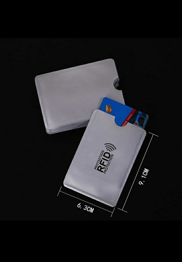 Чехол для защиты RFID банковских карт.(Продажа от 10шт.) - фото 4 - id-p1102266664