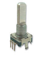 Енкодер для аудіотехніки RE11(EC11), 360° обертання, 5 pin з кнопкою, L 20mm (БЕЗ РІЗЬБЛЕННЯ)