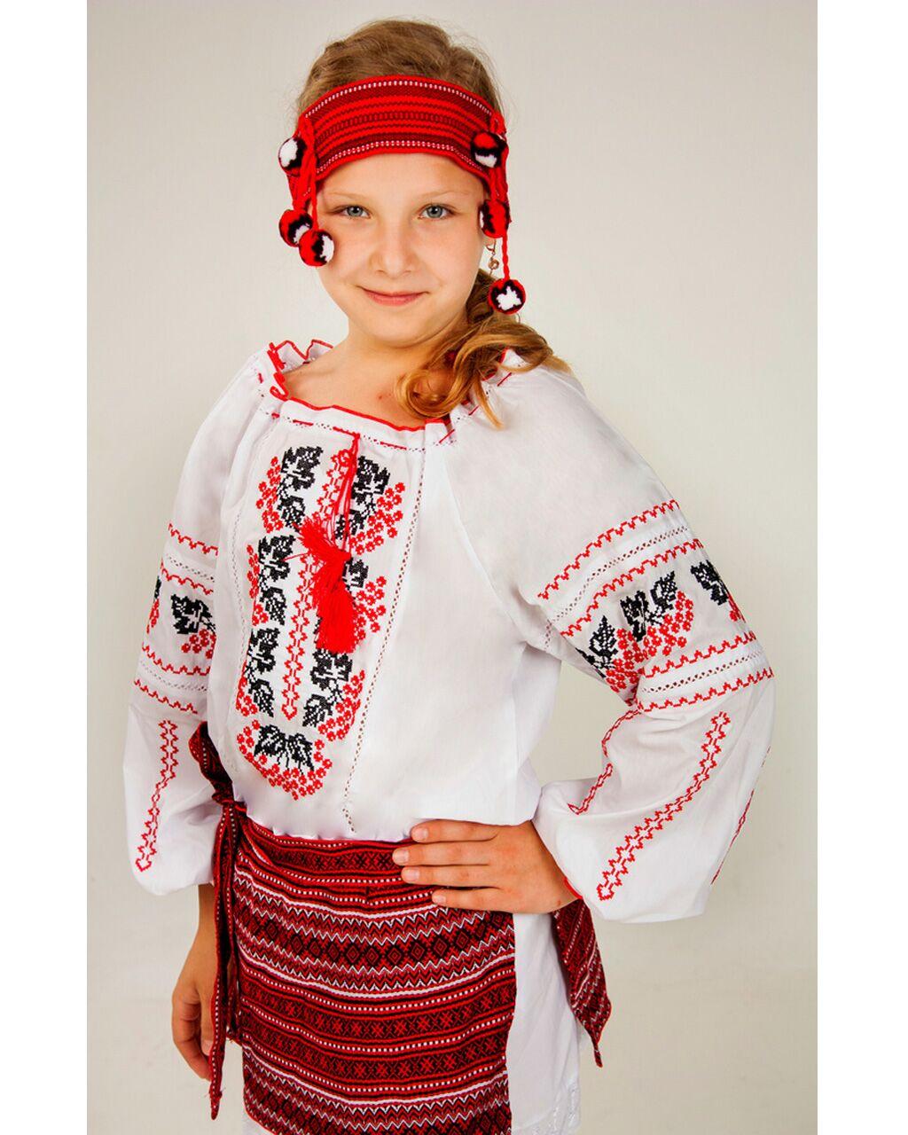 Дитяча вишиванка "Рябинка", 140 (зріст), фото 1