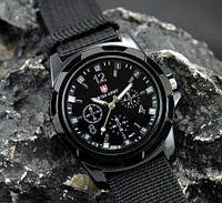 Чоловічий армійський наручний годинник Swiss Army black