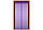 Москітна сітка на магнітах 210х100 бузкова ( магнітні стрічки + роздільні магніти), фото 3