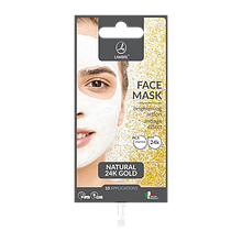 Очищаюча маска для обличчя LAMBRE FACE MASK GOLD з натуральним 24-каратним золотом 15 мл