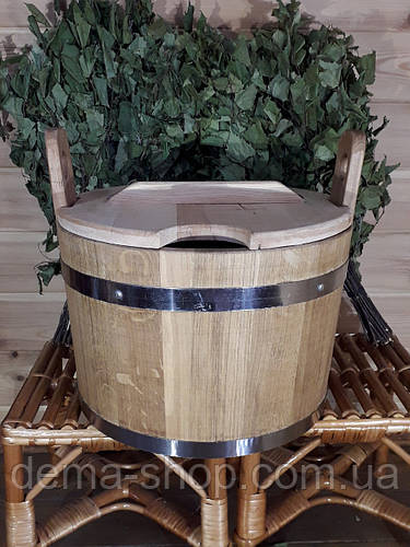 Купить Запарник для веников дубовый 25 литров, цена 1500 грн — Prom.ua ...