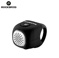 Велозвонок электронный громкий RockBros C2F велосипедный звонок, сигнал, гудок, клаксон для велосипеда Черный