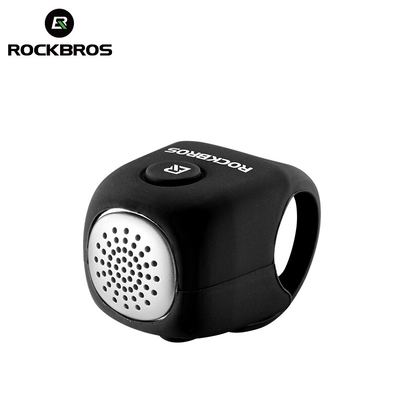 Велодзвінок електронний гучний RockBros C2F велосипедний дзвінок, сигнал, гудок, клаксон для велосипеда Чорний