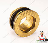 Врізка в бак 1/2" латунна, фото 5