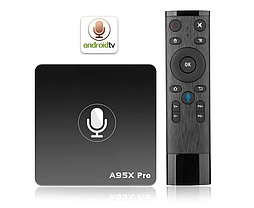 ПРИСТАВКА TV BOX NEXBOX A95X PRO 2GB/16GB AMLOGIC S905W ANDROID 7.1 ГОЛОСОВЕ КЕРУВАННЯ