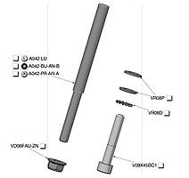 Адаптер для дзеркал Rizoma Mirror adapter "Circuit 851"для Harley-Davidson чорний