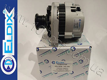 Генератор Eldix XAL2030 (75A) для Daewoo Nexia 1.5, Espero 1.5 16V, оригінальні номери: 96252547, LRB00249, A1002, 0986049470,