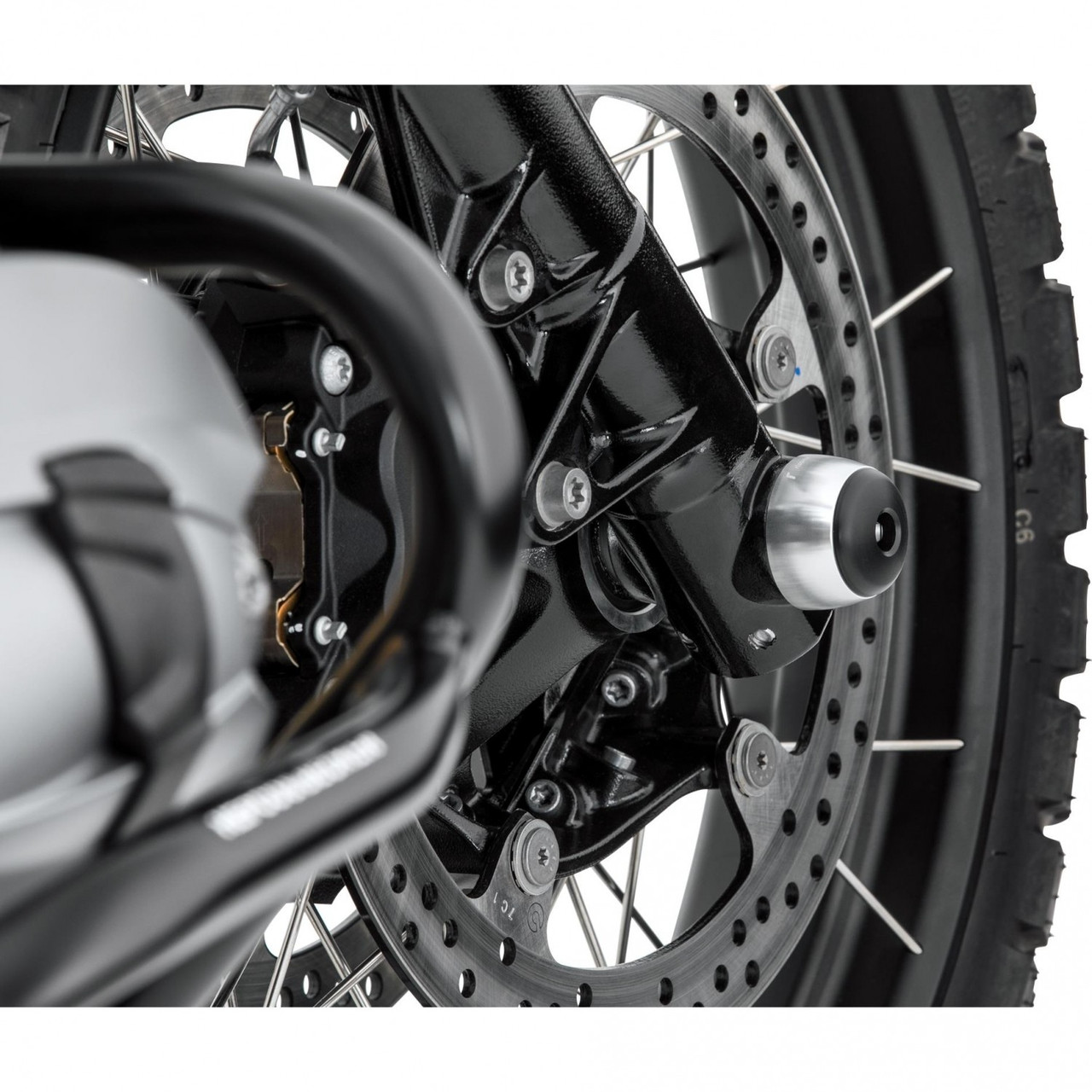 Захист переднього колеса Rizoma Front Wheel Protection для BMW R nineT 14-16 сріблястий