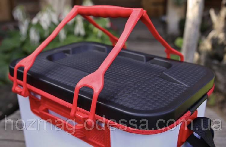 Сумка-ящик FanFish MS-40 White с подставками для спиннинга и коробкой ...